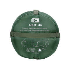Sac de Dormit Iarnă OLIF 35 Verde Oliv BCB - Rezistență Extremă la Frig