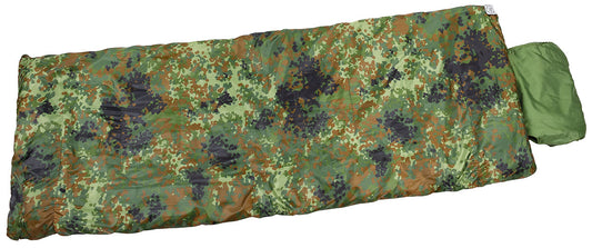 Sac de dormit Israel Pilot BW Camo MFH - -10°C, Umplutură 2 Straturi