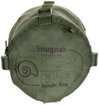 Sac de Dormit Jungle Bag Oliv Snugpak - Comfort 7°C, Plasă Anti-Țânțari