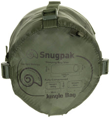 Sac de Dormit Jungle Bag Oliv Snugpak - Comfort 7°C, Plasă Anti-Țânțari