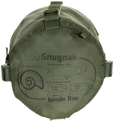 Sac de Dormit Jungle Bag Oliv Snugpak - Comfort 7°C, Plasă Anti-Țânțari
