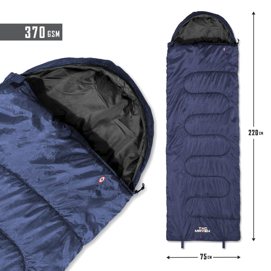 Sac de Dormit Major Sleeping Bag 370GR/M² D19002 Midnight Blue Pentagon Tactical - Performanță și Ventilație Optimă în orice Mediu