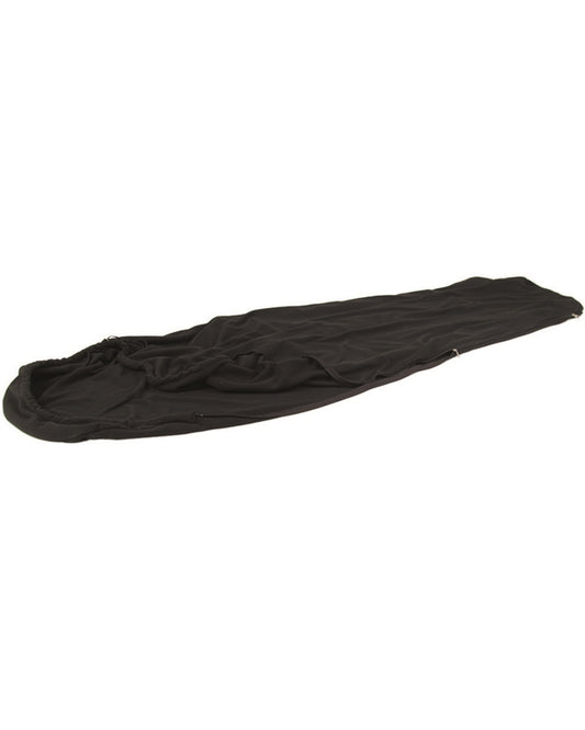 Sac de Dormit Mil-Tec Fleece – 200 g/m², Confort 17°C, Negru