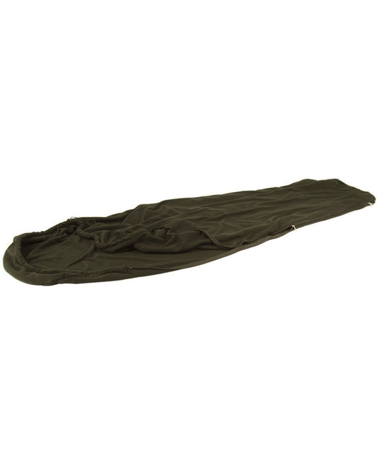 Sac de Dormit Mil-Tec Fleece – 200 g/m², Confort 17°C, Oliv