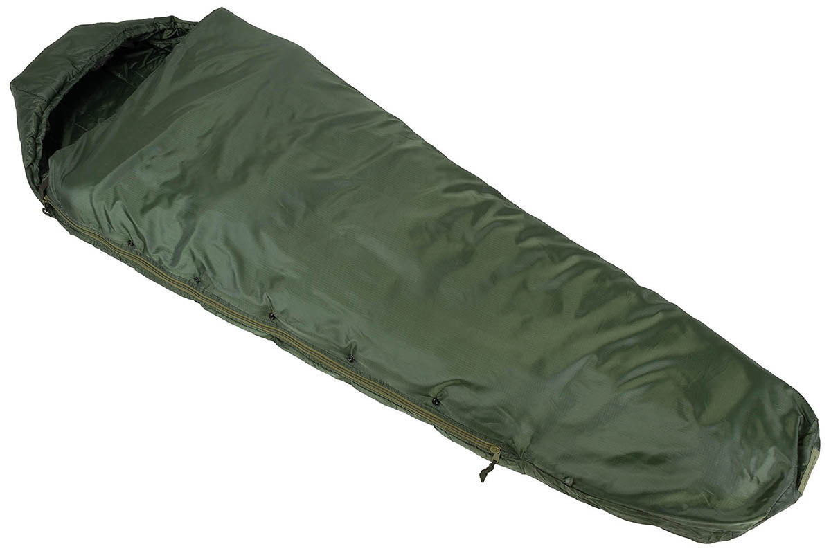 Sac de Dormit Modular GI Parte Exterioară Oliv MFH - Stil US Army, -1°C
