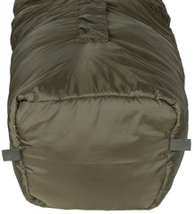 Sac de dormit Mumie "3 Anotimpuri" Verde Oliv MFH - -10°C la +15°C, Fermoar central