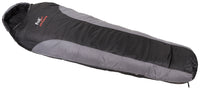 Sac de dormit mumie Advance Negru FoxOutdoor - Temp. -10°C/+15°C, Fermoar 2-sens