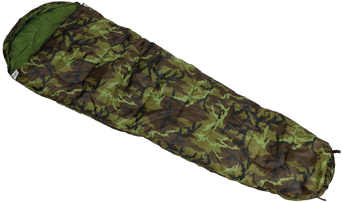 Sac de dormit Mumie M95 CZ Camo MFH - Temp. -10°C, 2 straturi