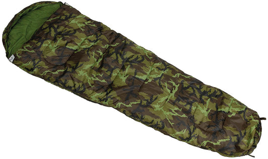 Sac de dormit Mumie M95 CZ Camo MFH - Temp. -10°C, 2 straturi