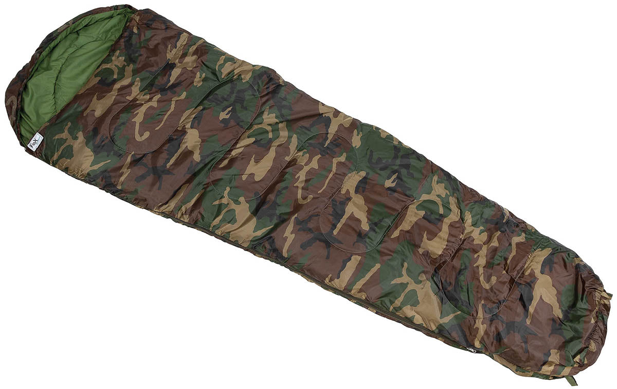 Sac de dormit mumie Woodland MFH - -10°C la +15°C, 2 straturi