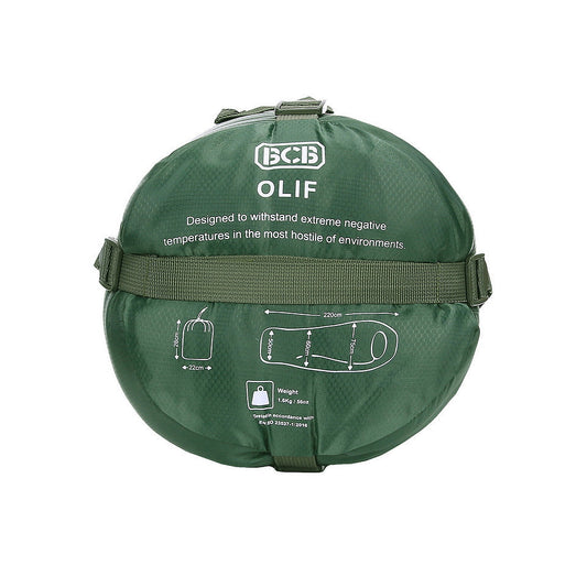 Sac de Dormit Olif CT121O Verde Oliv BCB - Protecție Extremă la Frig