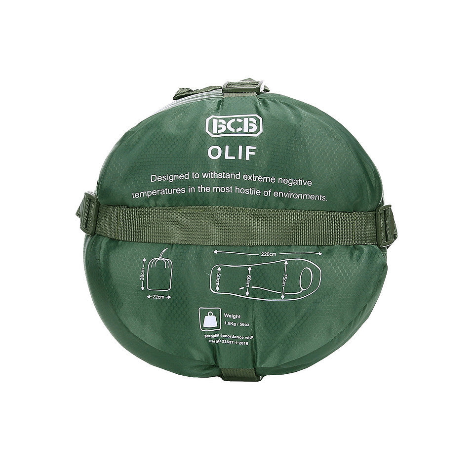 Sac de Dormit Olif CT121O Verde Oliv BCB - Protecție Extremă la Frig