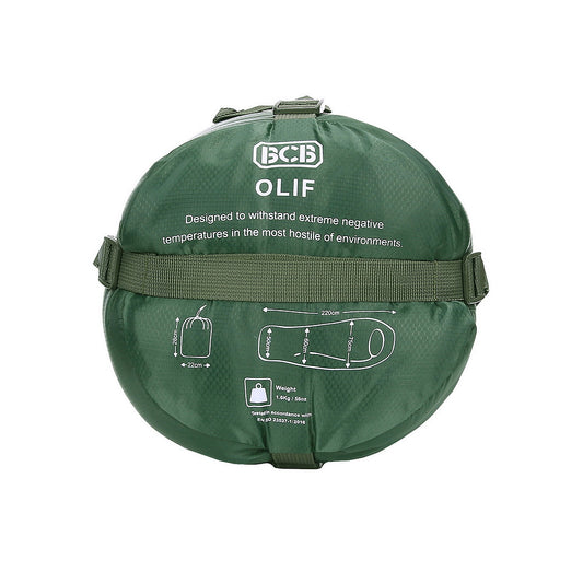 Sac de Dormit Olif CT121O Verde Oliv BCB - Protecție Extremă la Frig