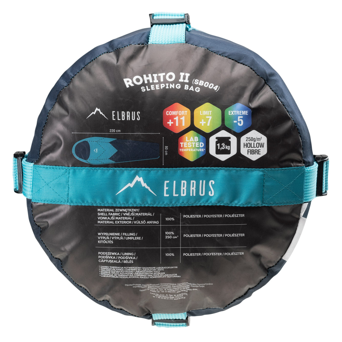 Sac de Dormit ROHITO II ELBRUS - Tip Mumie, Confort și Portabilitate - 3