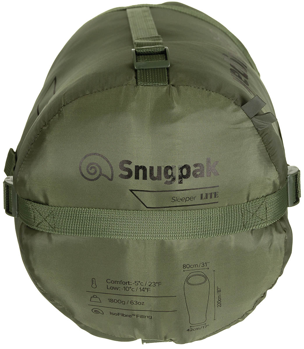 Sac de Dormit Sleeper Lite Oliv Snugpak - Confort -5°C, 1.8 kg