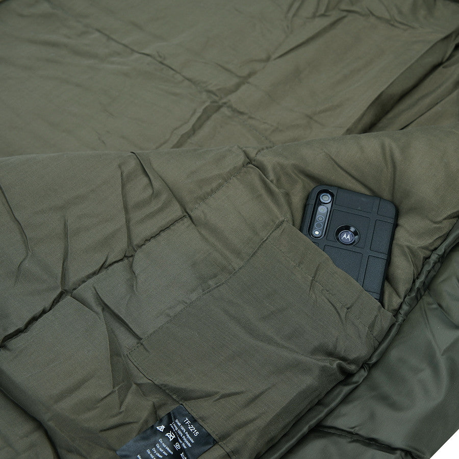 Sac de Dormit TF-2215 Slaapzak Verde TF-2215 - Rezistență și Confort 0°C