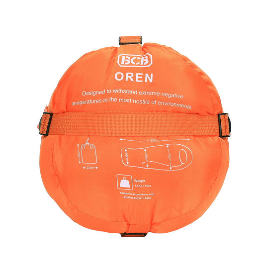 Sac de dormit The Oren CT121 Portocaliu BCB - Rezistență Extremă la Frig