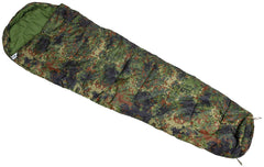 Sac de dormit tip mumie Flecktarn MFH - -10°C, umplutură 2 straturi