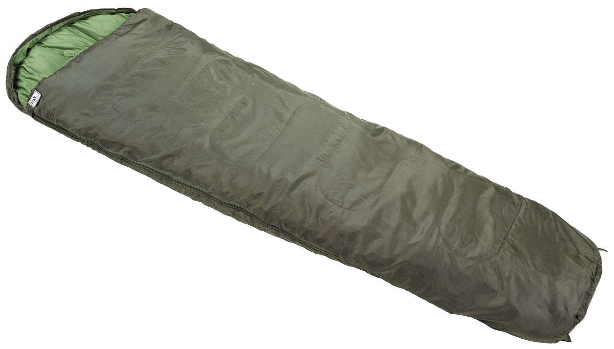 Sac de Dormit tip mumie Verde Oliv MFH - -10°C la +15°C, Umplutură 2 Straturi