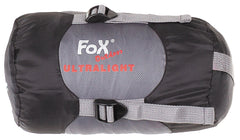 Sac de Dormit Ultralight Negru FoxOutdoor - +11°C la +21°C, Fermoar pe toată lungimea