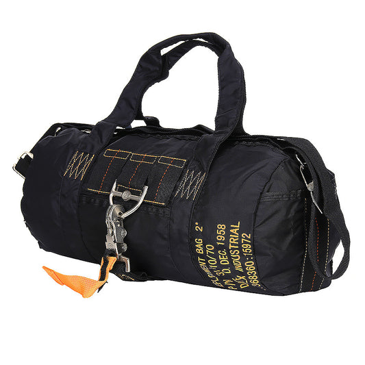 Sac Parașută Pilot 2 Negru Military Shop - Fiabilitate pentru Misiuni Dure