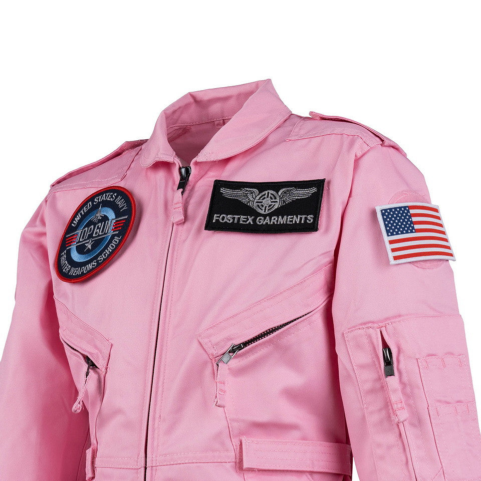 Salopetă Kinder overall Roze Fostex Garments - Misiune de Explorare Zilnică