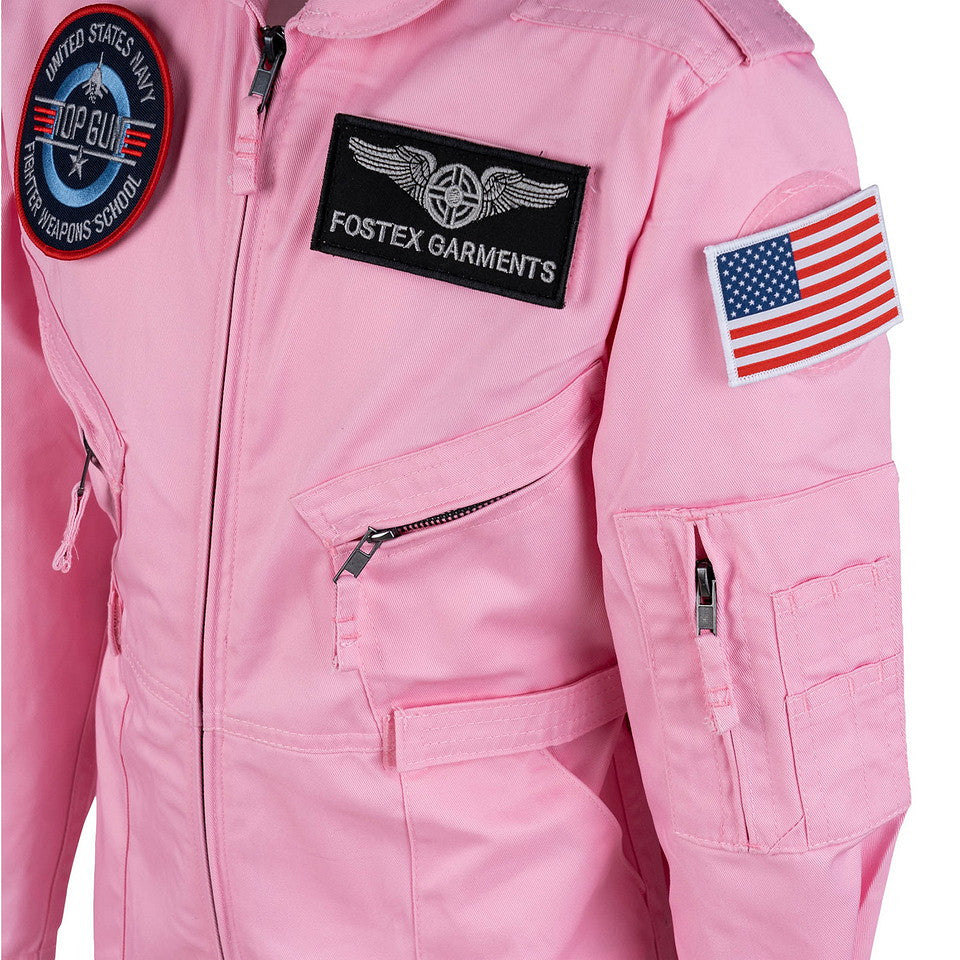 Salopetă Kinder overall Roze Fostex Garments - Misiune de Explorare Zilnică