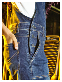 Salopetă Moto Lady Prisca Segura - Denim CORDURA, Protecții CE