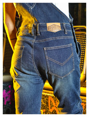 Salopetă Moto Lady Prisca Segura - Denim CORDURA, Protecții CE