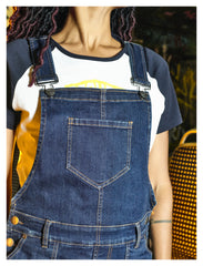 Salopetă Moto Lady Prisca Segura - Denim CORDURA, Protecții CE