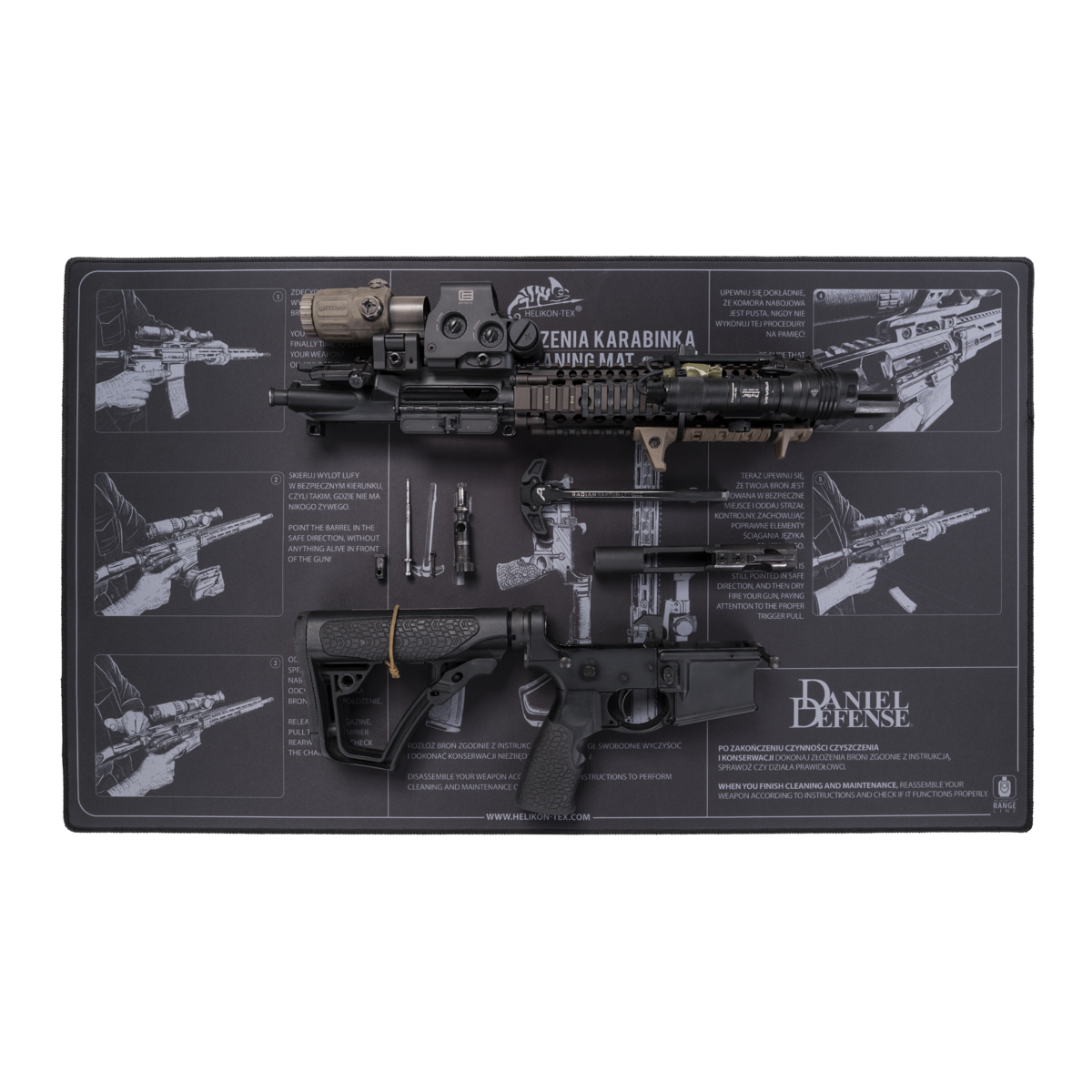 Saltea Curățare Armă Helikon-Tex Spațiu Adaptat pentru Carabine