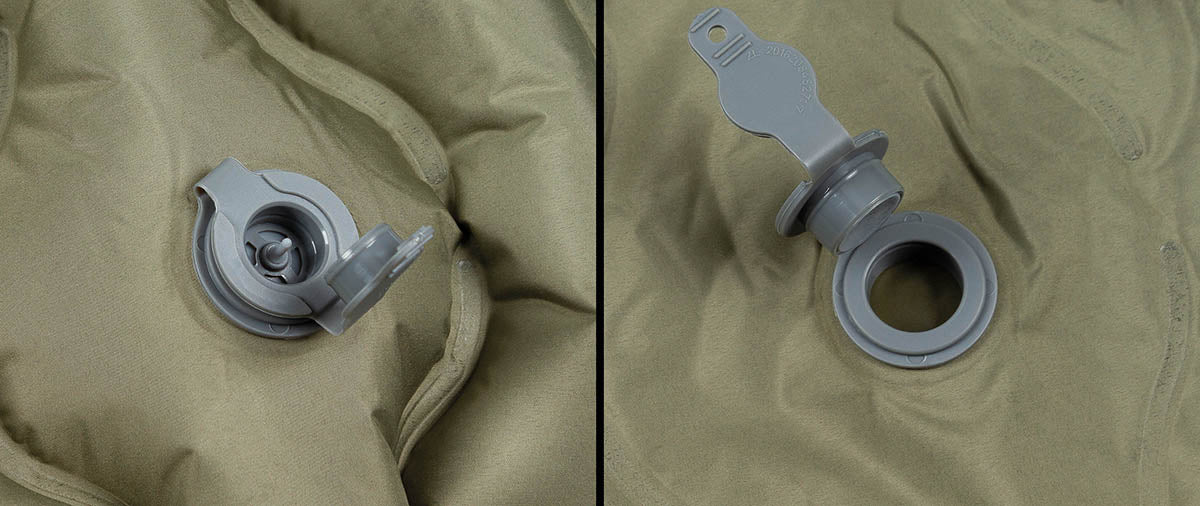 Saltea de Dormit Gonflabilă cu Tetieră Oliv FoxOutdoor - Compactă, Umflare Rapidă