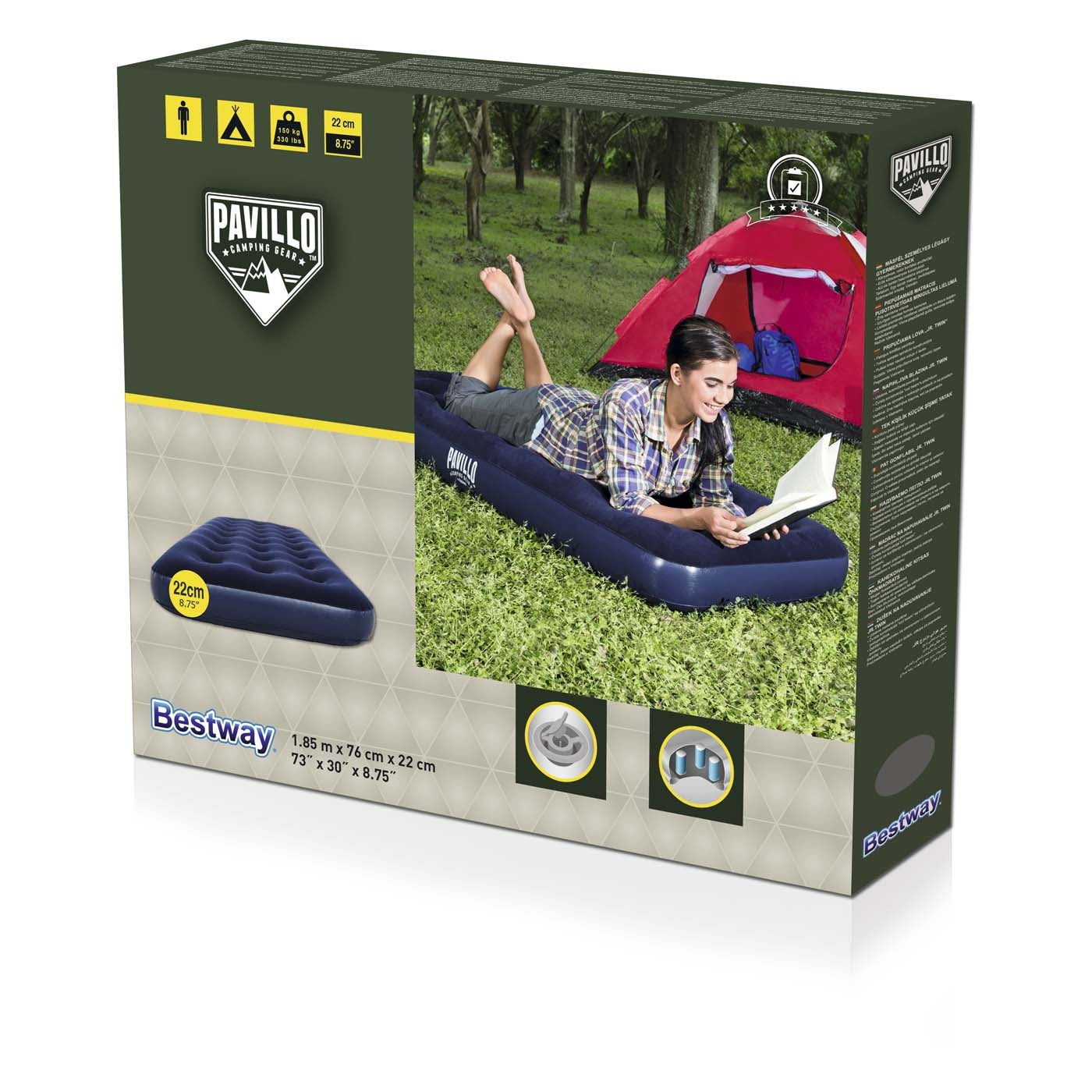 Saltea Gonflabilă 67000 AIRBED BESTWAY - Confort Portabil pentru Aventuri - 4