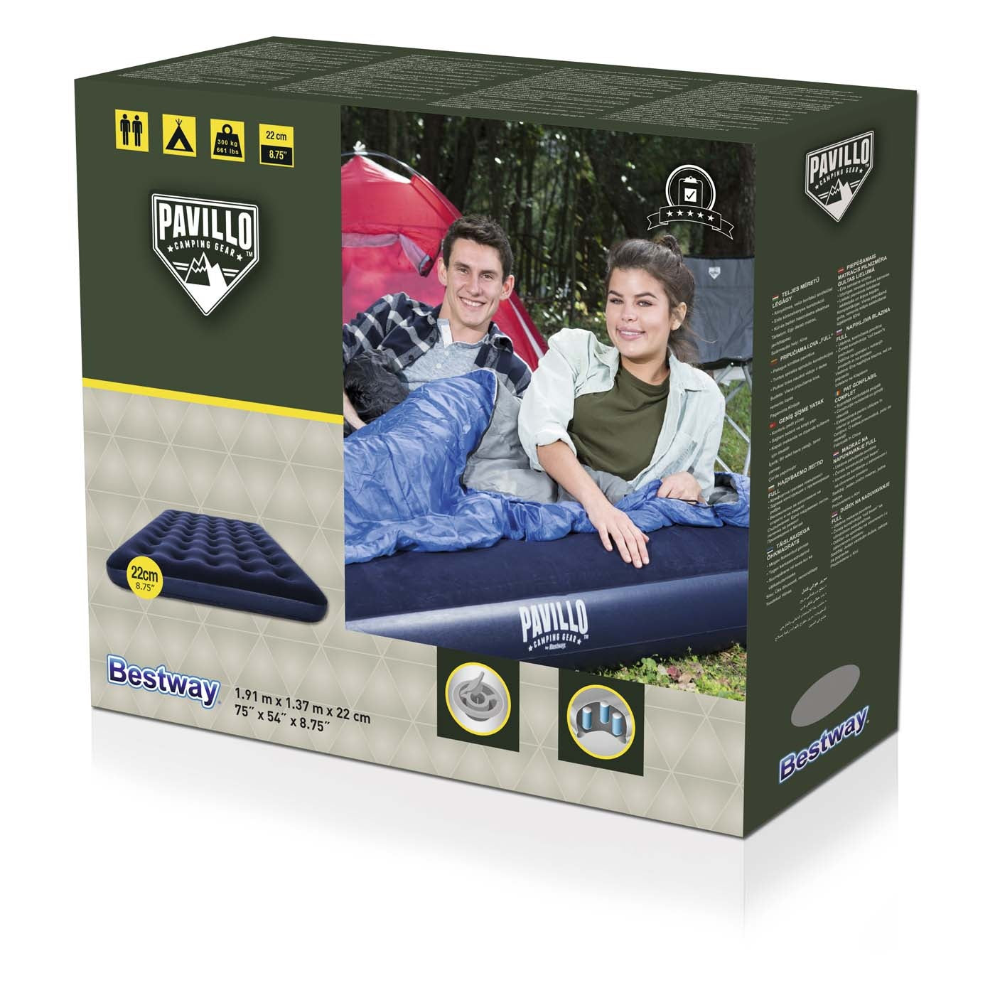 Saltea gonflabilă 67002 AIRBED Bestway - Confort Premium pentru Aventura Ta - 3