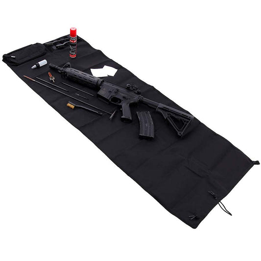 Saltea Intretinere Arma Geweer 130cm Neagra - Protectie Maxima, Curatare Eficienta