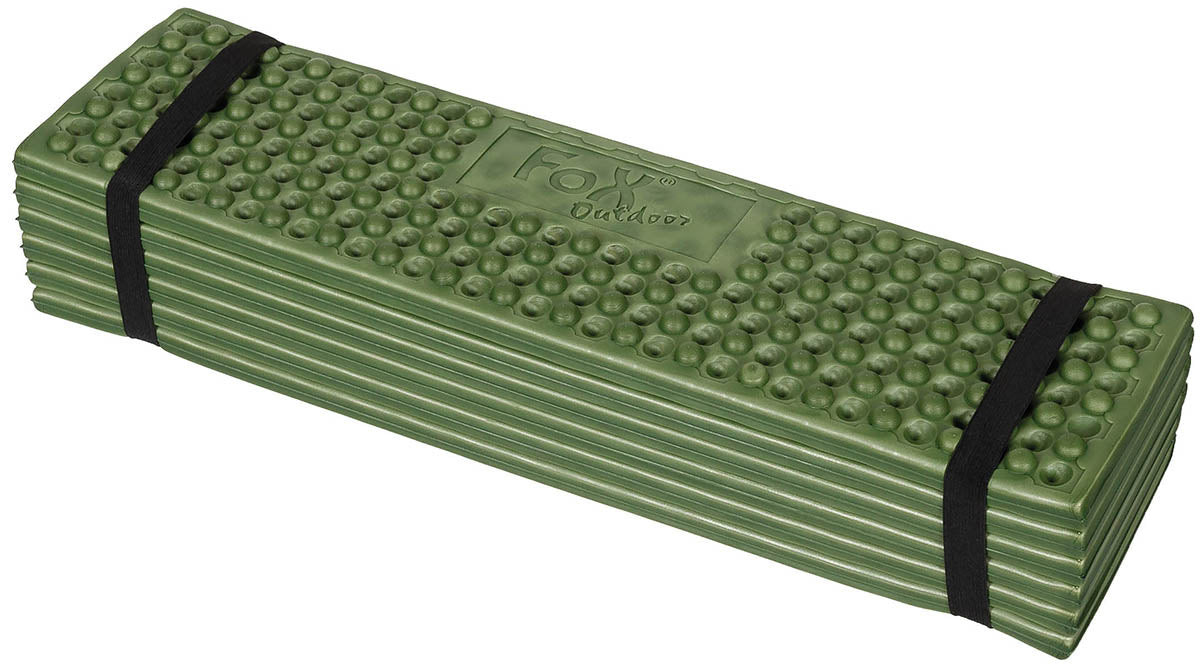 Saltea Izopren Termo Pliabilă Verde OD FoxOutdoor - 400g, Antiderapantă