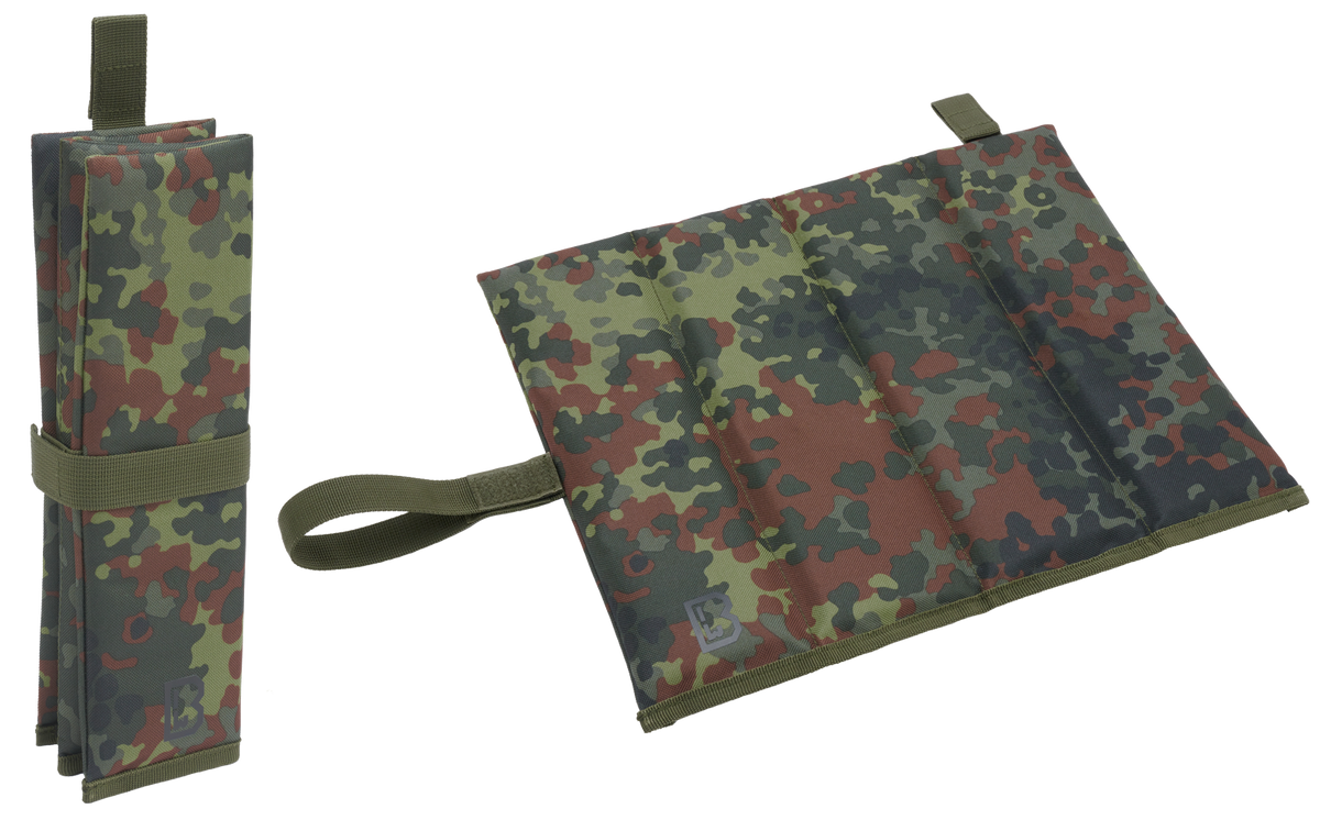 Saltea Sezut Pliabila Flecktarn Brandit - Confort Tactic Instant