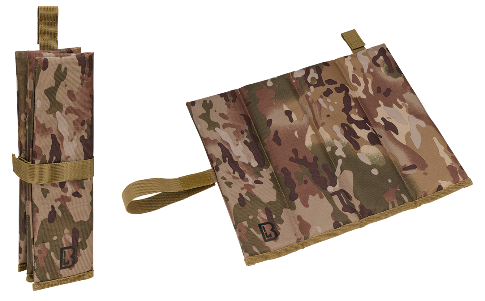 Saltea Sezut Pliabila Tactical Camo Brandit - Suport Ergonomic Portabil