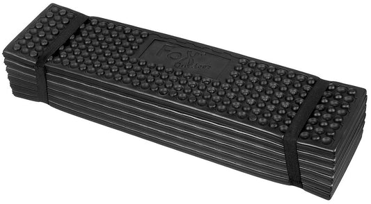 Saltea Termoizolantă Pliabilă Neagră FoxOutdoor - 350g, Anti-alunecare