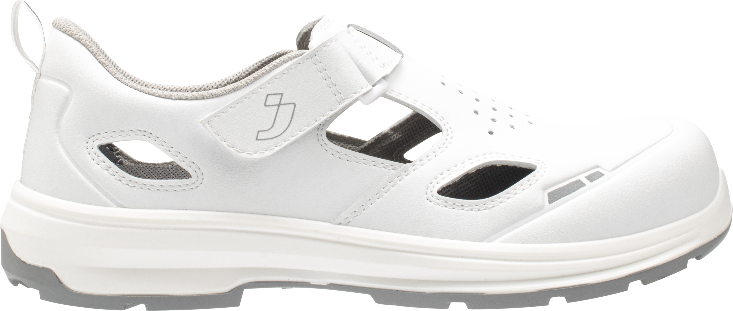 Sandale Flux S1PS Sandal Safety Jogger - Alb