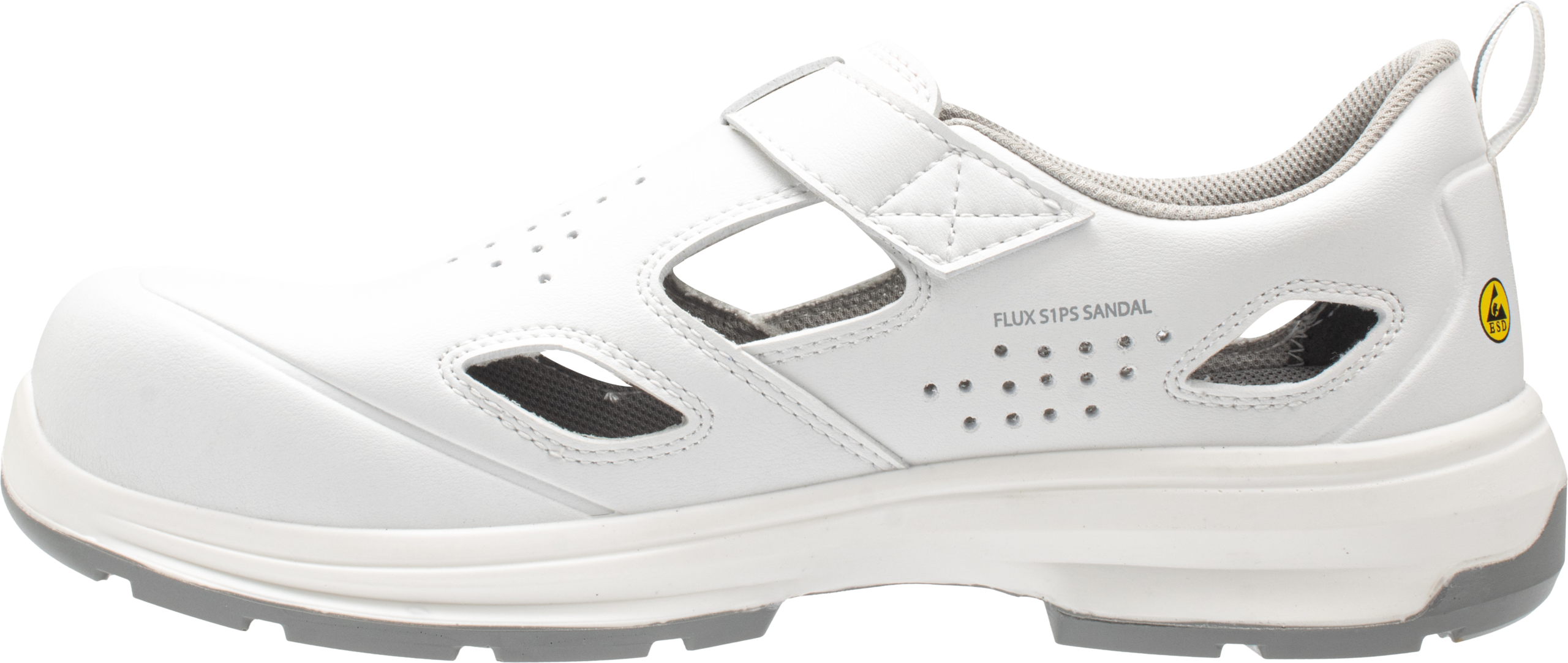 Sandale Flux S1PS Sandal Safety Jogger - Alb