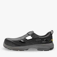 Sandale Flux S1PS Sandal Safety Jogger - Negru
