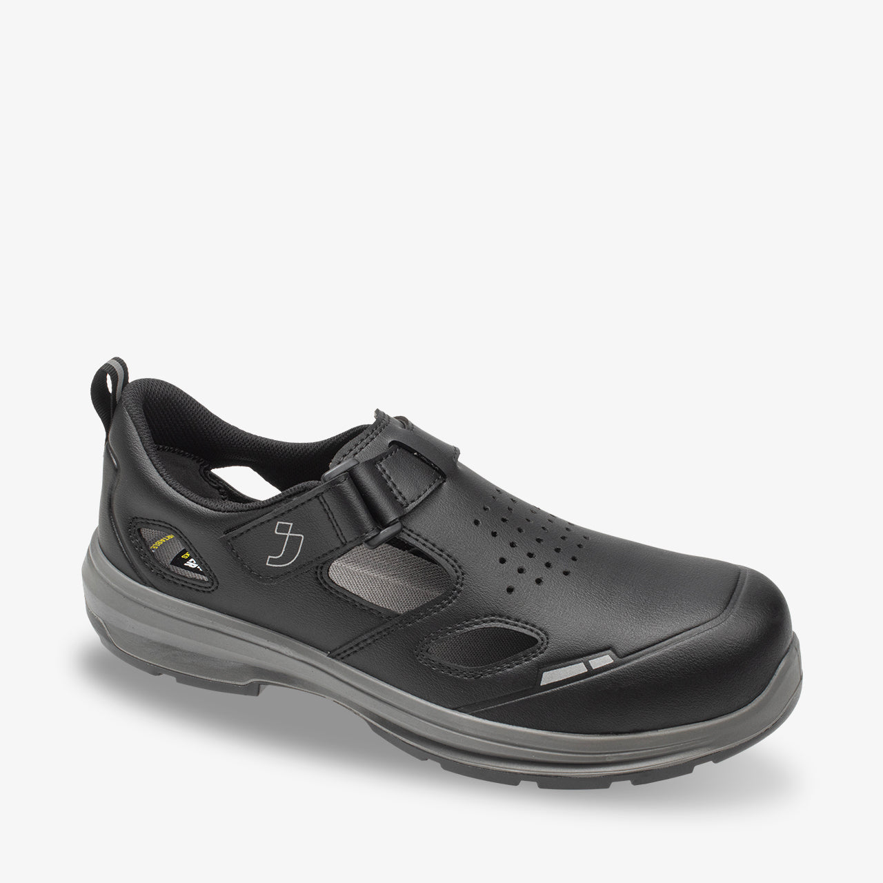 Sandale Flux S1PS Sandal Safety Jogger - Negru
