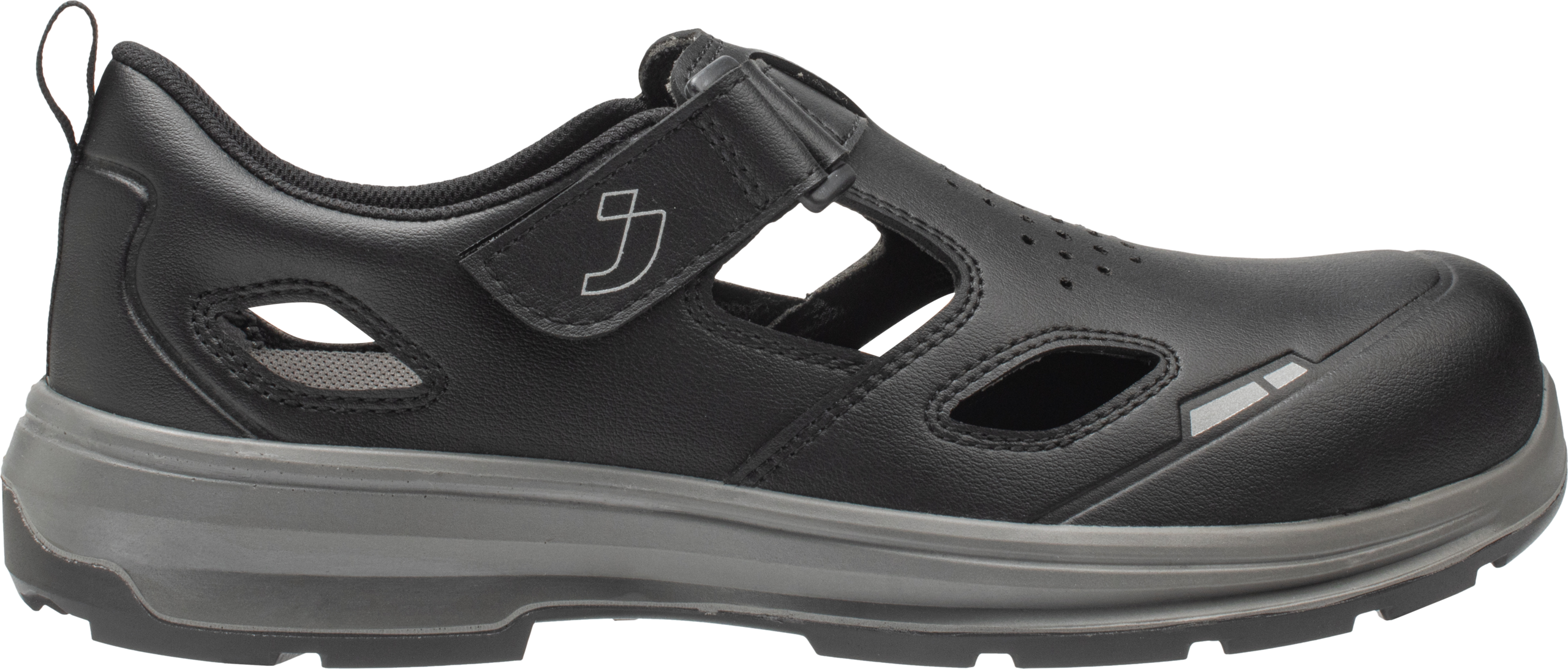 Sandale Flux S1PS Sandal Safety Jogger - Negru