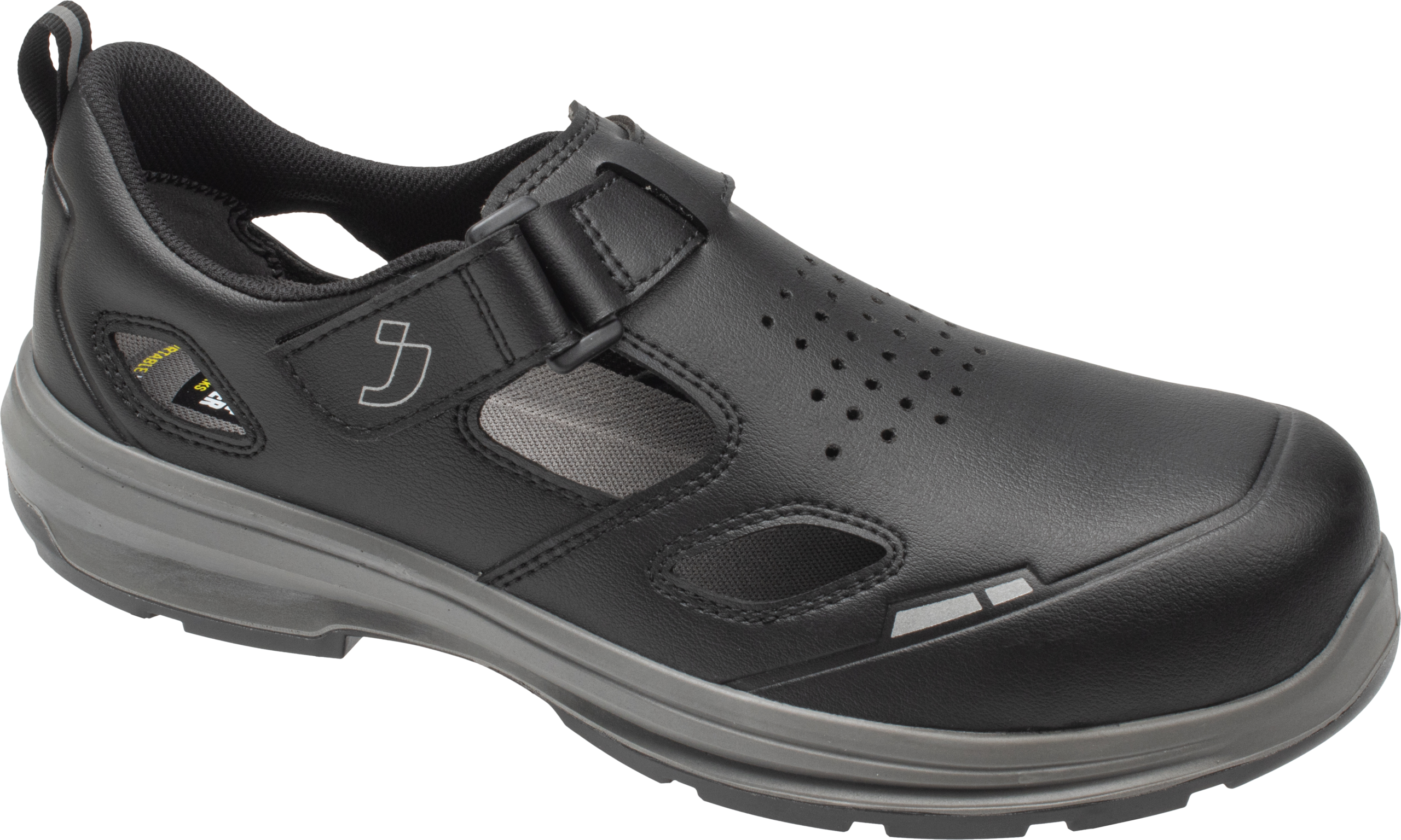 Sandale Flux S1PS Sandal Safety Jogger - Negru