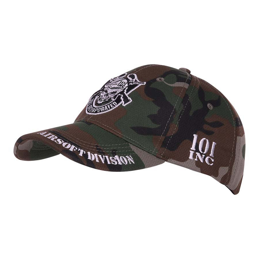 Sapca Baseball 101 INC Airsoft Woodland - Performanță Discretă