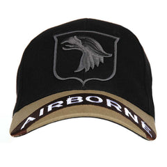 Sapca Baseball Airborne Negru - Stil Tactic Autentic