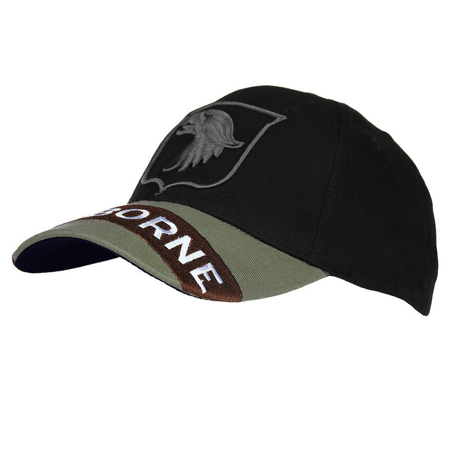 Sapca Baseball Airborne Negru - Stil Tactic Autentic