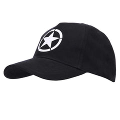 Sapca Baseball Allied Star WWII Negru - Autenticitate Istorică Tactică