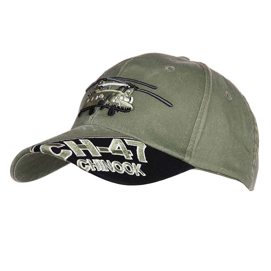 Sapca Baseball CH-47 Chinook stonewashed Verde - Afirma Atitudinea Tactică